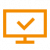 easy integration icon - orange